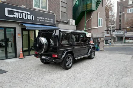벤츠 지바겐 G350D 하이그로시 고광택 블랙 전체 랩핑. 화이트 -> 유광블랙 ( 용산 마포구 여의도 랩핑 PPF ) < 코션 마포점 > / 마포구 신수동