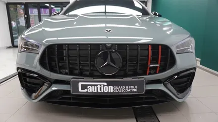벤츠 CLA 45S AMG KPMF 탑폴리에 new다크그레이 전체 랩핑 ( 용산 마포구 여의도 랩핑 PPF ) < 코션 마포점 > / 서울 마포, 서대문, 영등포, 은평