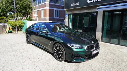 BMW 850i KPMF 그린블랙 전체 랩핑   ( 용산 마포구 여의도 랩핑 PPF ) < 코션 마포점 > / 서울 마포, 서대문, 영등포, 은평