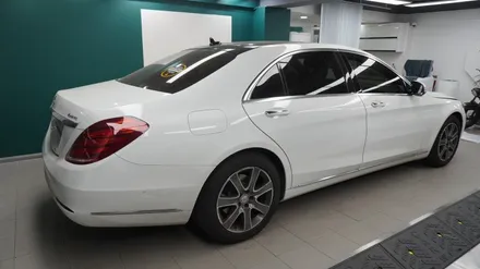 벤츠 S클라스 S350D 화이트펄 전체 랩핑  ( 마포구 PPF , 마포구 랩핑 ) < 코션 마포점 > / 서울 마포, 서대문, 영등포, 은평
