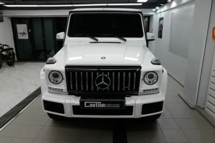 벤츠 지바겐 G350D 하이그로시 고광택 블랙 전체 랩핑. 화이트 -> 유광블랙 ( 용산 마포구 여의도 랩핑 PPF ) < 코션 마포점 > / 마포구 신수동