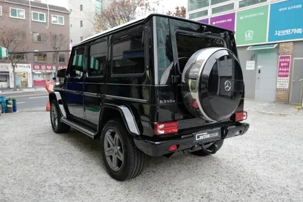 벤츠 지바겐 G350D 하이그로시 고광택 블랙 전체 랩핑. 화이트 -> 유광블랙 ( 용산 마포구 여의도 랩핑 PPF ) < 코션 마포점 > / 마포구 신수동