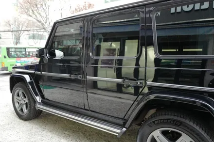 벤츠 지바겐 G350D 하이그로시 고광택 블랙 전체 랩핑. 화이트 -> 유광블랙 ( 용산 마포구 여의도 랩핑 PPF ) < 코션 마포점 > / 마포구 신수동