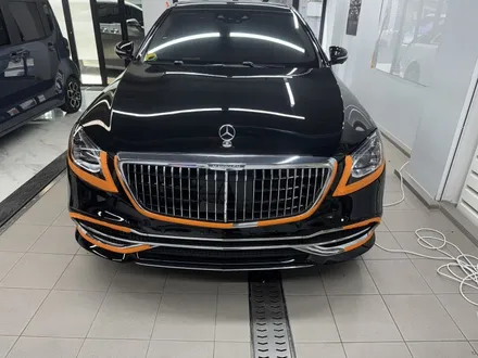 벤츠 S클라스 S680 펄화이트 듀오톤(투톤) 랩핑 사고처리 랩핑  ( 마포구 PPF , 마포구 랩핑 ) < 코션 마포점 > / 마포구 신수동