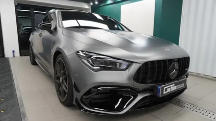 벤츠 CLA45 AMG 무광PPF, 크롬딜리트 시공   ( 용산 마포구 여의도 랩핑 PPF ) < 코션 마포점 > / 서울 마포, 서대문, 영등포, 은평