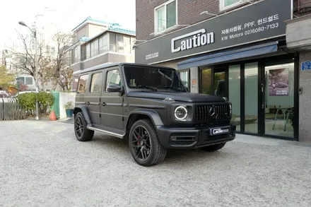 벤츠 지바겐 G63 AMG KPMF무광블랙 전체 랩핑 화이트 -> 무광블랙 ( 용산 마포구 여의도 랩핑 PPF ) < 코션 마포점 > / 마포구 신수동