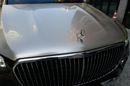 벤츠 GLS 600 마이바흐 샴페인골드 듀오톤(투톤) 랩핑 시공 ( 마포구 PPF , 마포구 랩핑 ) < 코션 마포점 > / 마포구 신수동