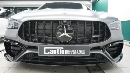 벤츠 CLA45 AMG 무광PPF, 크롬딜리트 시공   ( 용산 마포구 여의도 랩핑 PPF ) < 코션 마포점 > / 서울 마포, 서대문, 영등포, 은평