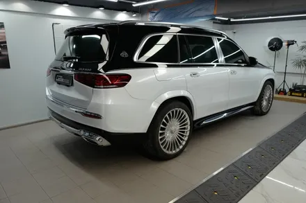 벤츠 GLS 600 마이바흐 펄화이트 듀오톤(투톤) 블랙&화이트 랩핑 시공 ( 마포구 PPF , 마포구 랩핑 ) < 코션 마포점 > / 마포구 신수동