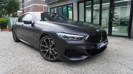 BMW 850i KPMF 무광블랙 전체 랩핑  ( 용산 마포구 여의도 랩핑 PPF ) < 코션 마포점 > / 서울 마포, 서대문, 영등포, 은평