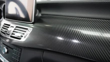벤츠 CLS AMG 실내 카본 무광 PPF 시공  ( 용산 마포구 여의도 랩핑 PPF )  < 코션 마포점 > / 서울 마포, 서대문, 영등포, 은평