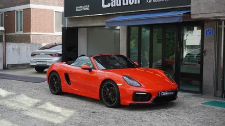 포르쉐 718 gts 하이그로시 페라리레드 전체 랩핑  ( 마포구 PPF , 마포구 랩핑 )< 코션 마포점 > / 서울 마포, 서대문, 영등포, 은평
