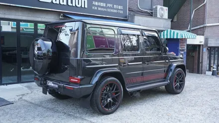 벤츠 지바겐 g63 amg 데칼 랩핑, 크롬 딜리트 (크롬 죽이기) 시공  ( 마포구 랩핑 PPF ) < 코션 마포점 > / 서울 마포, 서대문, 영등포, 은평