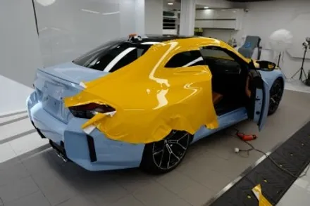 BMW M2 딥옐로우 랩핑  ( 마포구 PPF , 마포구 랩핑 ) < 코션 마포점 > / 서울 마포, 서대문, 영등포, 은평