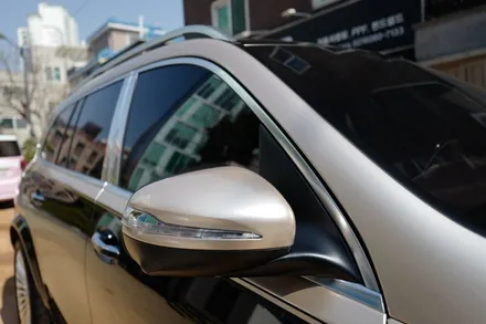 벤츠 GLS 600 샴페인골드 듀오톤(투톤) 블랙&골드 랩핑 시공 ( 마포구 PPF , 마포구 랩핑 ) < 코션 마포점 > / 마포구 신수동