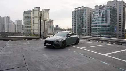 벤츠 CLA 45S AMG KPMF 탑폴리에 new다크그레이 전체 랩핑 ( 용산 마포구 여의도 랩핑 PPF ) < 코션 마포점 > / 서울 마포, 서대문, 영등포, 은평