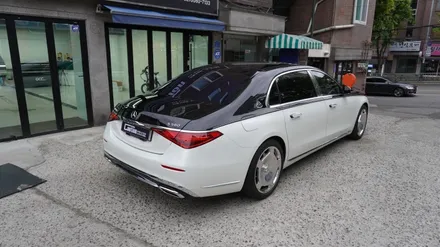 벤츠 S클라스 S580 마이바흐 듀오톤(투톤) 화이트펄 랩핑  ( 용산 마포구 여의도 랩핑 PPF ) < 코션 마포점 > / 서울 마포, 서대문, 영등포, 은평
