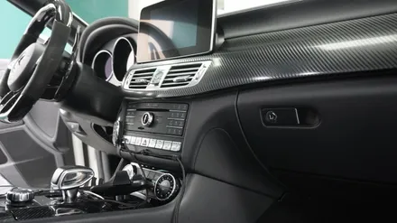 벤츠 CLS AMG 실내 카본 무광 PPF 시공  ( 용산 마포구 여의도 랩핑 PPF )  < 코션 마포점 > / 서울 마포, 서대문, 영등포, 은평