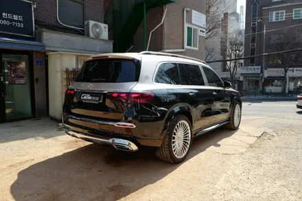 벤츠 GLS 600 샴페인골드 듀오톤(투톤) 블랙&골드 랩핑 시공 ( 마포구 PPF , 마포구 랩핑 ) < 코션 마포점 > / 마포구 신수동