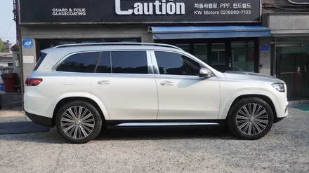 벤츠 GLS 600 마이바흐 듀오톤(투톤) 실버, 전체 PPF 시공  ( 마포구 PPF , 마포구 랩핑 ) < 코션 마포점 > / 서울 마포, 서대문, 영등포, 은평