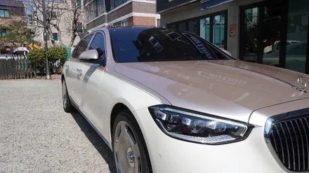 벤츠 S580 마이바흐 라이트 골드 실버 듀오톤(투톤) 랩핑 시공  ( 마포구 PPF , 마포구 랩핑 ) < 코션 마포점 > / 서울 마포, 서대문, 영등포, 은평