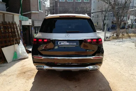 벤츠 GLS 600 샴페인골드 듀오톤(투톤) 블랙&골드 랩핑 시공 ( 마포구 PPF , 마포구 랩핑 ) < 코션 마포점 > / 마포구 신수동