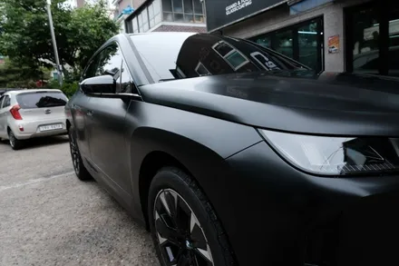 BMW iX 무광 블랙 PPF 시공 │ 유광 블랙에서 프리미엄 무광으로 완벽한 변신 ( 마포구 PPF , 마포구 랩핑 ) < 코션 마포점 > / 마포구 신수동
