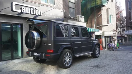 벤츠 지바겐 G63 AMG 무광블랙 전체 랩핑  ( 용산 마포구 여의도 랩핑 PPF ) < 코션 마포점 > / 서울 마포, 서대문, 영등포, 은평