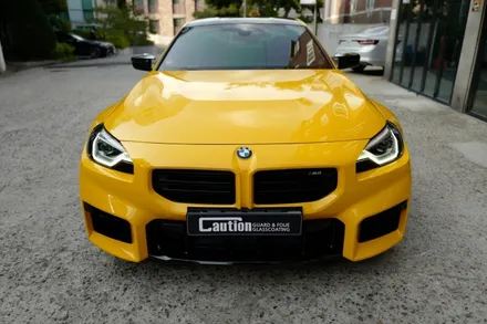 BMW M2 딥옐로우 랩핑  ( 마포구 PPF , 마포구 랩핑 ) < 코션 마포점 > / 서울 마포, 서대문, 영등포, 은평