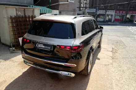 벤츠 GLS 600 샴페인골드 듀오톤(투톤) 블랙&골드 랩핑 시공 ( 마포구 PPF , 마포구 랩핑 ) < 코션 마포점 > / 마포구 신수동