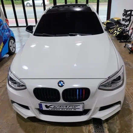 [케이랩스_진해랩핑+창원랩핑+전체랩핑+부분랩핑+광고랩핑]BMW 118D 실내 카본 랩핑 / 창원시 진해구