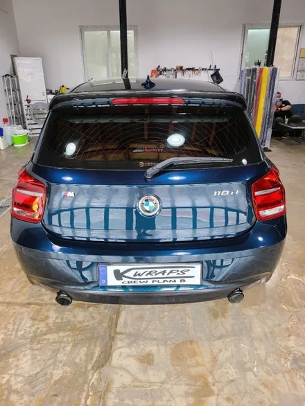 [케이랩스_진해랩핑+창원랩핑+전체랩핑+부분랩핑+광고랩핑] BMW 118D DE 화이트(죽이기) 창원랩핑샵 / 창원시 진해구