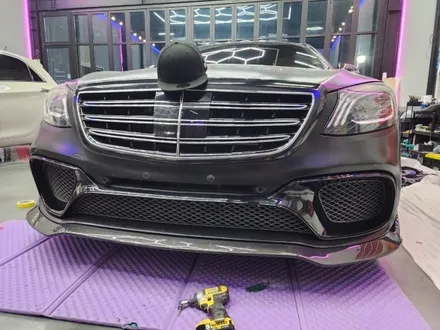[공지] 창원 벤츠 S63 AMG 랩핑 브라부스 카본 바디킷 장착 전문 케이랩하우스 / 창원시 진해구
