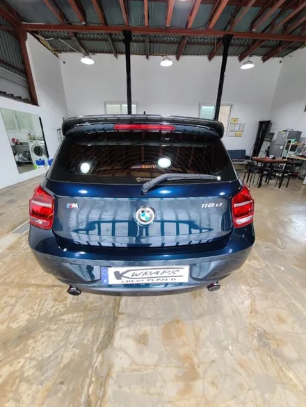 [케이랩스_진해랩핑+창원랩핑+전체랩핑+부분랩핑+광고랩핑] BMW 118D DE 화이트(죽이기) 창원랩핑샵 / 창원시 진해구