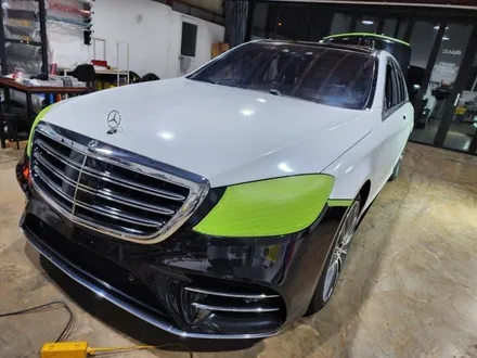 창원랩핑 - 벤츠 S Class 350d 전체 랩핑, 크롬 딜리트, 생활 보호 PPF 시공 [진해랩핑, 마산랩핑, 경남랩핑, 루프스킨, 전체랩핑,부분랩핑, 광고랩핑] - 창원랩핑샵 / 창원시 진해구