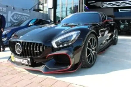 창원랩핑 - 벤츠 AMG GTS 40 케릭터 라인 레드라인 시공도? 케이랩하우스!![진해랩핑, 마산랩핑, 경남랩핑, 루프스킨, 전체랩핑,부분랩핑, 광고랩핑]-창원랩핑샵 / 창원시 진해구