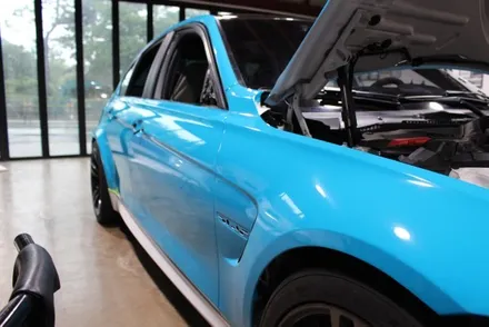 창원랩핑 - 요즘 핫~!!한 타이니봇 필름으로 시공하시나요??BMW M3 전체랩핑은?케이랩스[진해랩핑, 마산랩핑, 경남랩핑, 루프스킨, 전체랩핑,부분랩핑, 광고랩핑]-창원랩핑샵 / 창원시 진해구