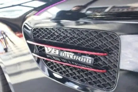 창원랩핑 - 벤츠 AMG GTS 40 케릭터 라인 레드라인 시공도? 케이랩하우스!![진해랩핑, 마산랩핑, 경남랩핑, 루프스킨, 전체랩핑,부분랩핑, 광고랩핑]-창원랩핑샵 / 창원시 진해구