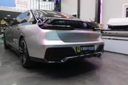 창원랩핑 - BMW 750e 뒷범퍼 부분 랩핑도? 케이랩하우스!! [진해랩핑, 마산랩핑, 경남랩핑, 루프스킨, 전체랩핑,부분랩핑, 광고랩핑]-창원랩핑샵 / 창원시 진해구