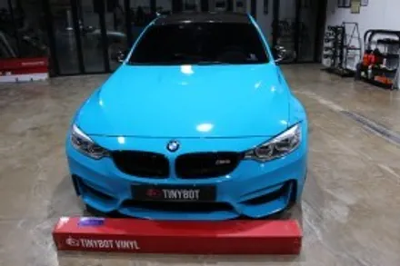 창원랩핑 - 요즘 핫~!!한 타이니봇 필름으로 시공하시나요??BMW M3 전체랩핑은?케이랩스[진해랩핑, 마산랩핑, 경남랩핑, 루프스킨, 전체랩핑,부분랩핑, 광고랩핑]-창원랩핑샵 / 창원시 진해구
