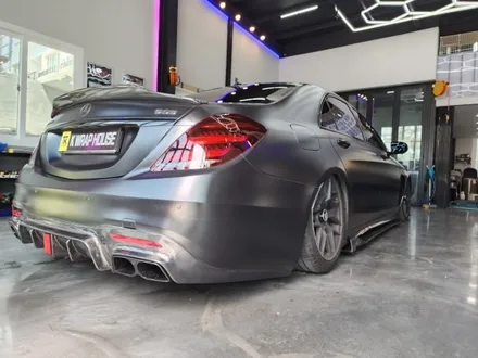 [공지] 창원 벤츠 S63 AMG 랩핑 브라부스 카본 바디킷 장착 전문 케이랩하우스 / 창원시 진해구