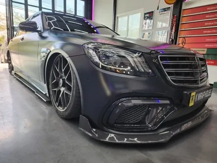 [공지] 창원 벤츠 S63 AMG 랩핑 브라부스 카본 바디킷 장착 전문 케이랩하우스 / 창원시 진해구