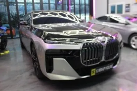 창원랩핑 - BMW 750e 뒷범퍼 부분 랩핑도? 케이랩하우스!! [진해랩핑, 마산랩핑, 경남랩핑, 루프스킨, 전체랩핑,부분랩핑, 광고랩핑]-창원랩핑샵 / 창원시 진해구