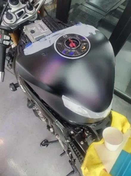 창원 랩핑 BMW S1000RR 전체 랩핑 Matcha Green [PET] 시공 케이랩하우스 / 창원시 진해구