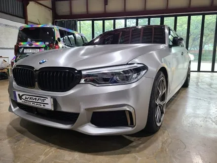 [케이랩스_진해랩핑+창원랩핑+전체랩핑+부분랩핑+광고랩핑] BMW 550D 전체 랩핑 창원랩핑샵 / 창원시 진해구