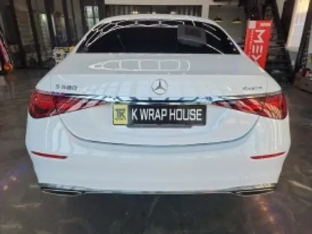 창원랩핑 - 벤츠 S580 블랙이 지겨우신가요? 화이트로 바꿔보세요~케이랩하우스!! [창원랩핑, 진해랩핑, 마산랩핑, 경남랩핑, 루프스킨, 전체랩핑,부분랩핑, PPF]-창원랩핑샵 / 창원시 진해구