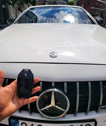 벤츠 W205 C200 컨버 디스플레이키 이식 / 서울 중랑구