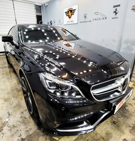 벤츠 CLS63 AMG 수성광택과 유리막코팅시공 / 서울 중랑구