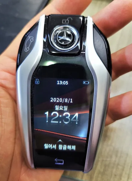 벤츠 E300 디스플레이키 이식 / 서울 중랑구