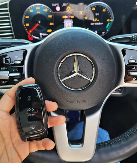 GLE400D 벤츠 디스플에이키 이식 / 서울 중랑구